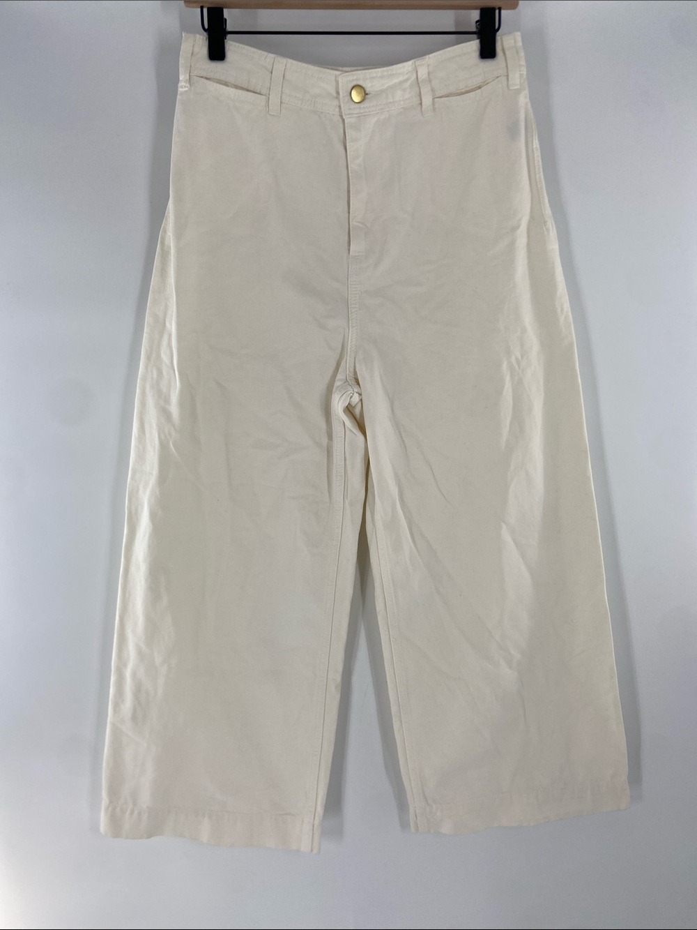 We the Free White High Rise Wide Leg Pants Size 29 Gently Used